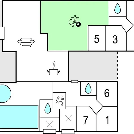 Stunning In With Sauna * Stege